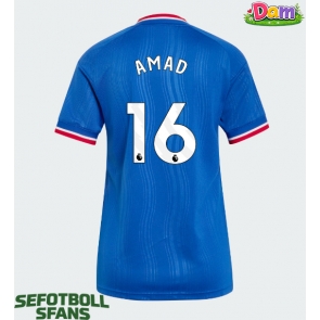 Manchester United Amad Diallo #16 Bortatröja Kvinnor 2026-27 Kortärmad